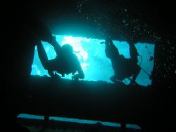 Divers in Ghiannis D, Red Sea by Gordana Zdjelar 